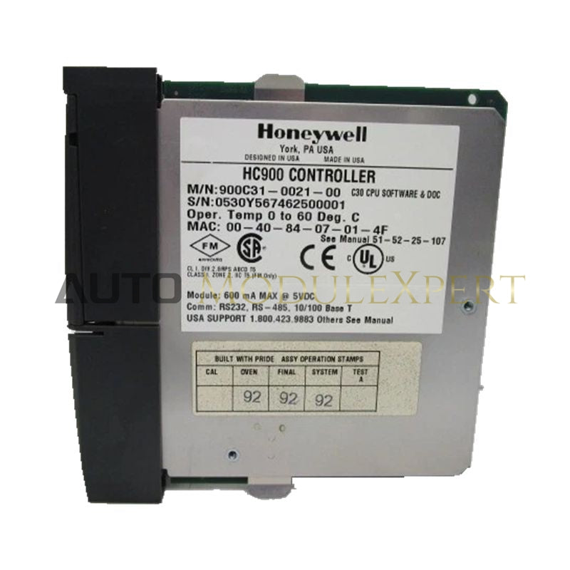 900C31-0021 Honeywell CPU Module for DCS Systems