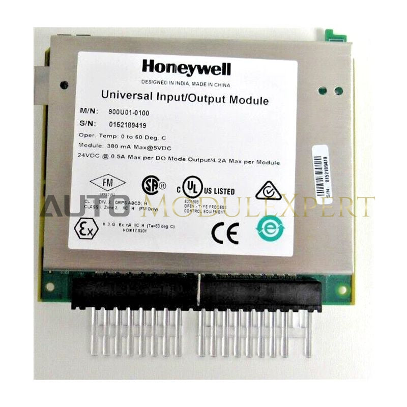 900U01-0100 Honeywell Universal Input/Output Module for Control Systems