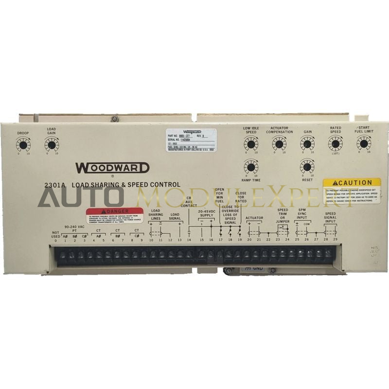 9905-377 Разпределение на натоварването и контрол на скоростта Woodward