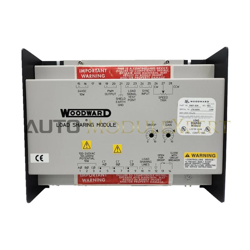 Speed Control Panel 9907-838 Woodward Turbine Controller