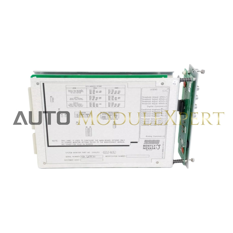 BENTLY NEVADA 3300/03-02-00 Sistem Monitor
