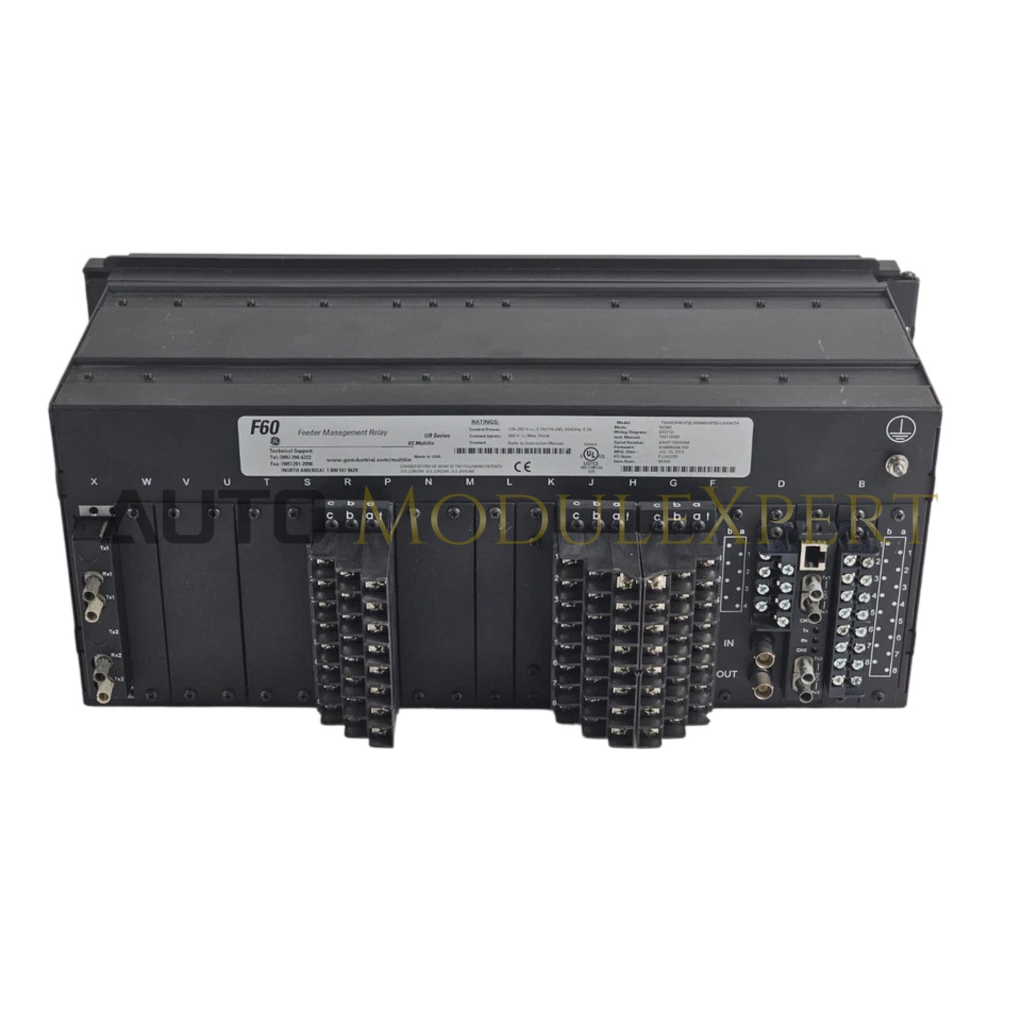 Sistema de Protección de Alimentadores GE F60-W03-HKH-F8M-H6G-M6B-PXX-UXX-WXX