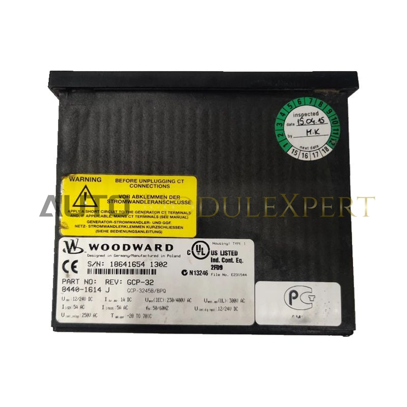 Woodward GCP3245B/XPQ Genset Control Generator Controller