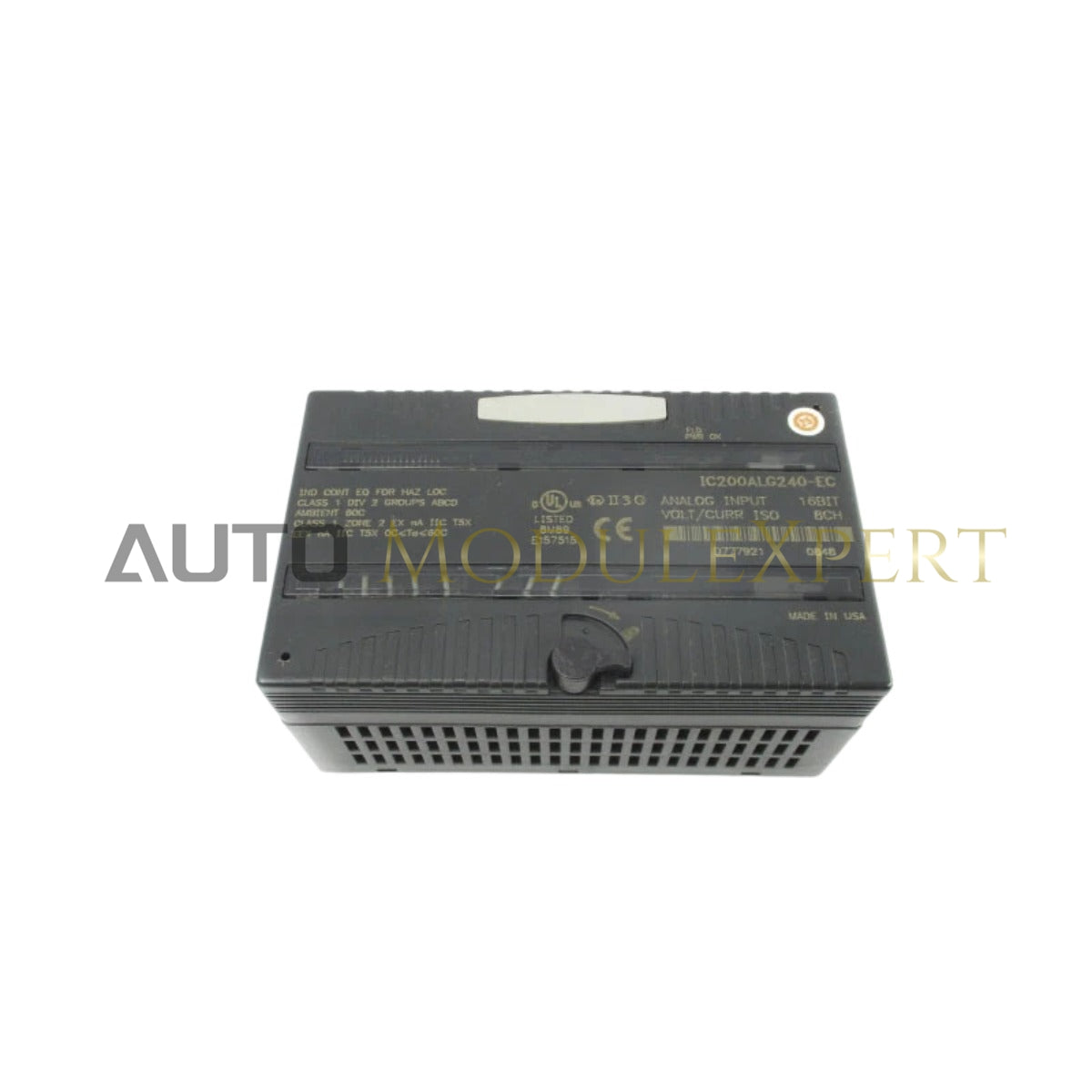 IC200ALG240-EC Ficha técnica del módulo de entrada analógica General Electric