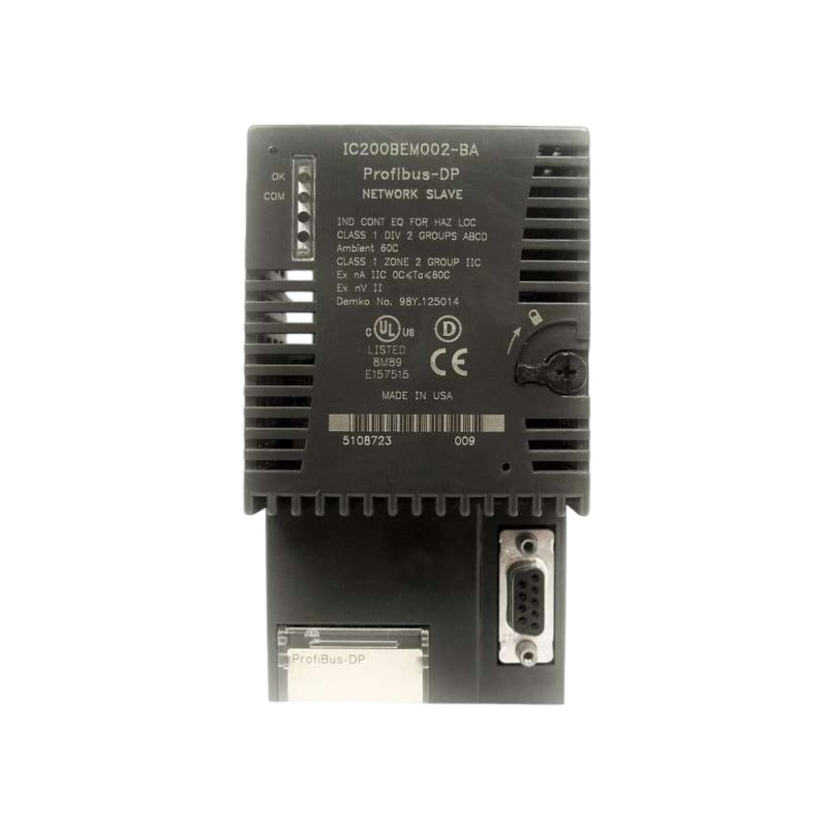 GE IC200BEM002-HA VersaMax Profibus-DP Slave Module