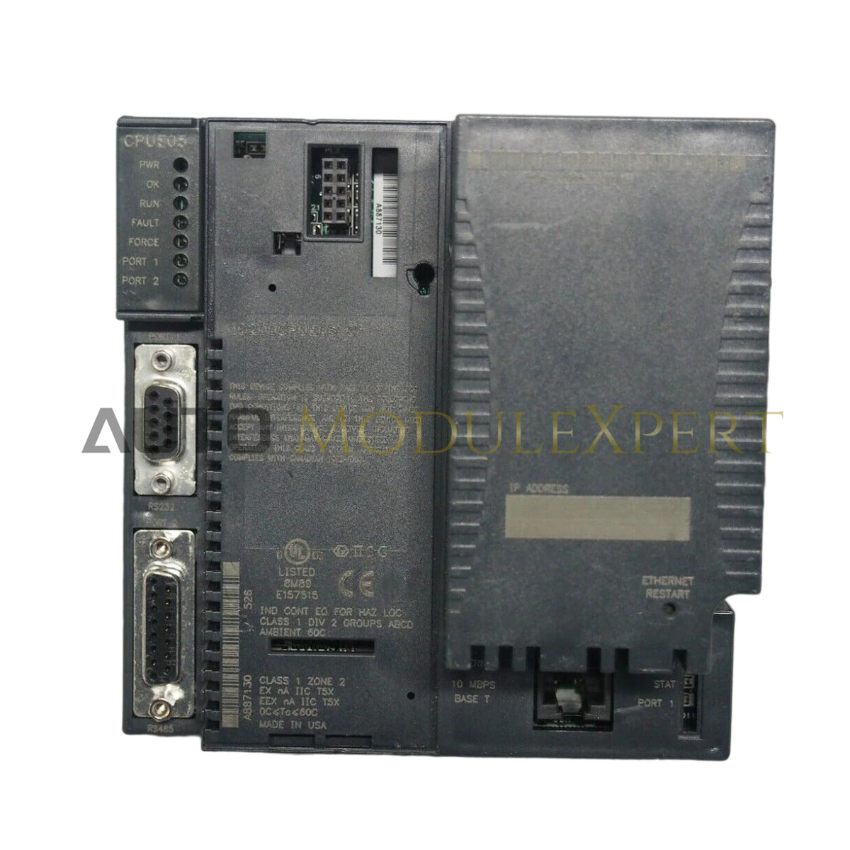 ماژول پردازنده GE VersaMax مدل IC200CPUE05-CF جدید و اورجینال