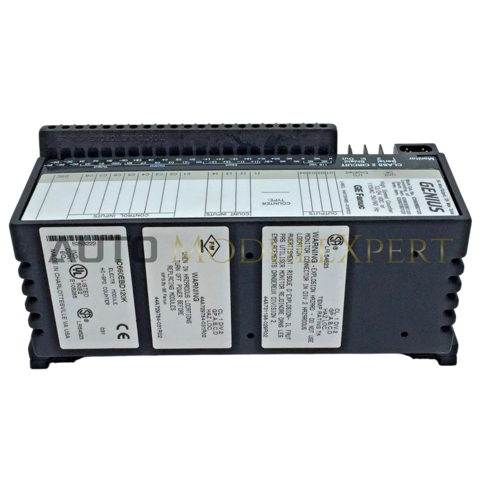 GE Fanuc IC660BBD120 Genius I/O Hochgeschwindigkeits-Zählerblock
