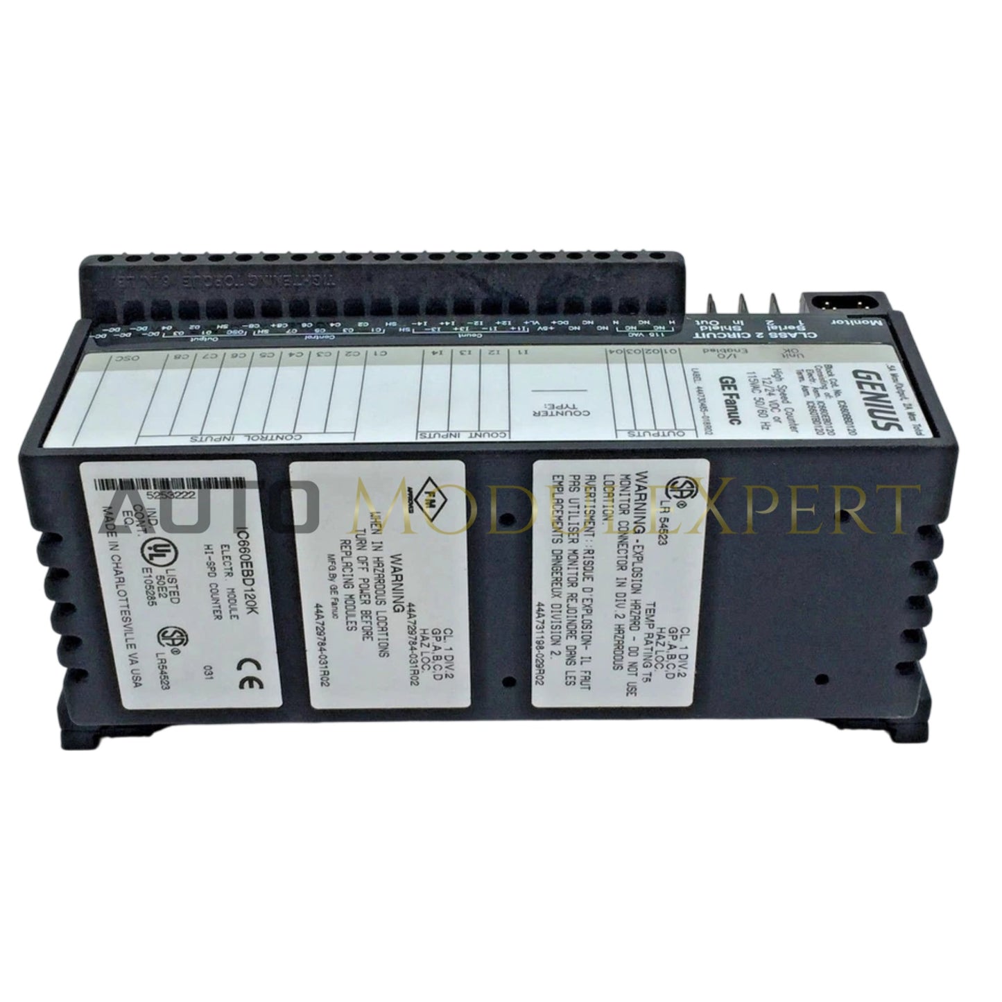 GE Fanuc IC660BBD120 Genius I/O Hochgeschwindigkeits-Zählerblock