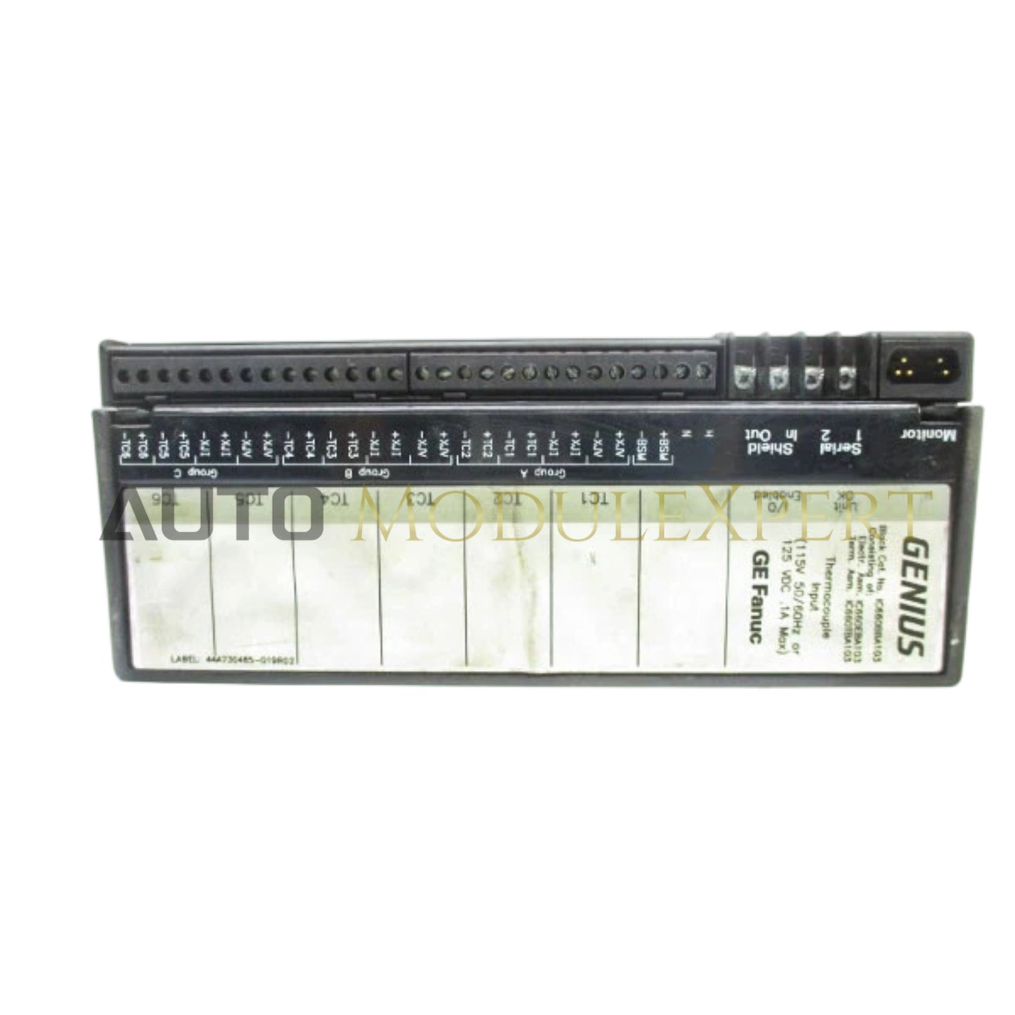 Bloc d'entrée thermocouple Genius I/O IC660EBA103 GE Fanuc