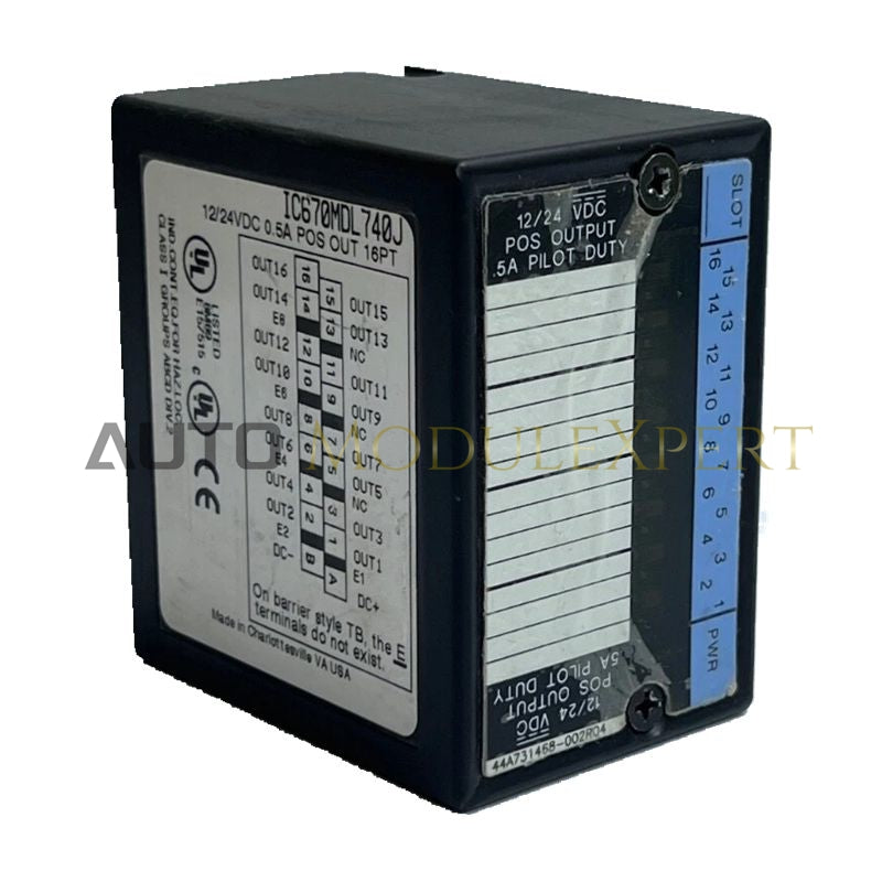 GE IC670MDL740J PLC Output Module for Industrial Devices
