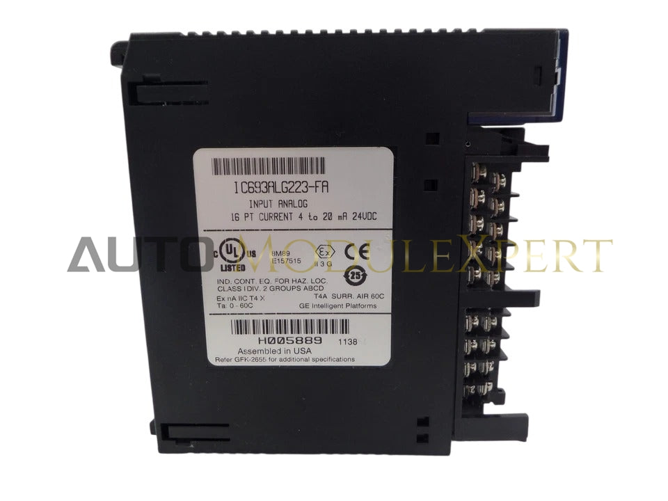 Analóg áram bemeneti modul GE Fanuc IC693ALG223-FA