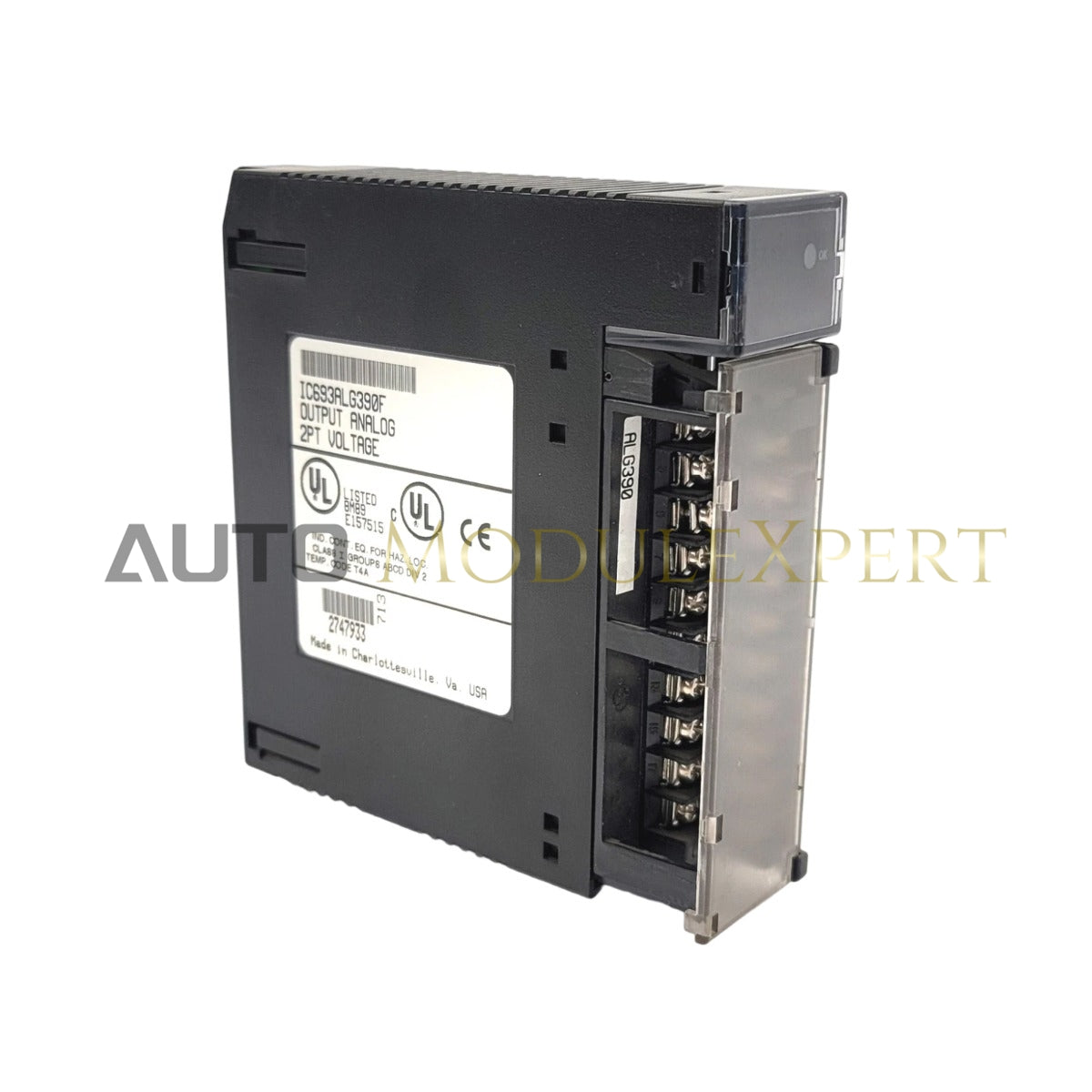 Módulo de Saída de Tensão Analógica GE Fanuc IC693ALG390F Série 90-30