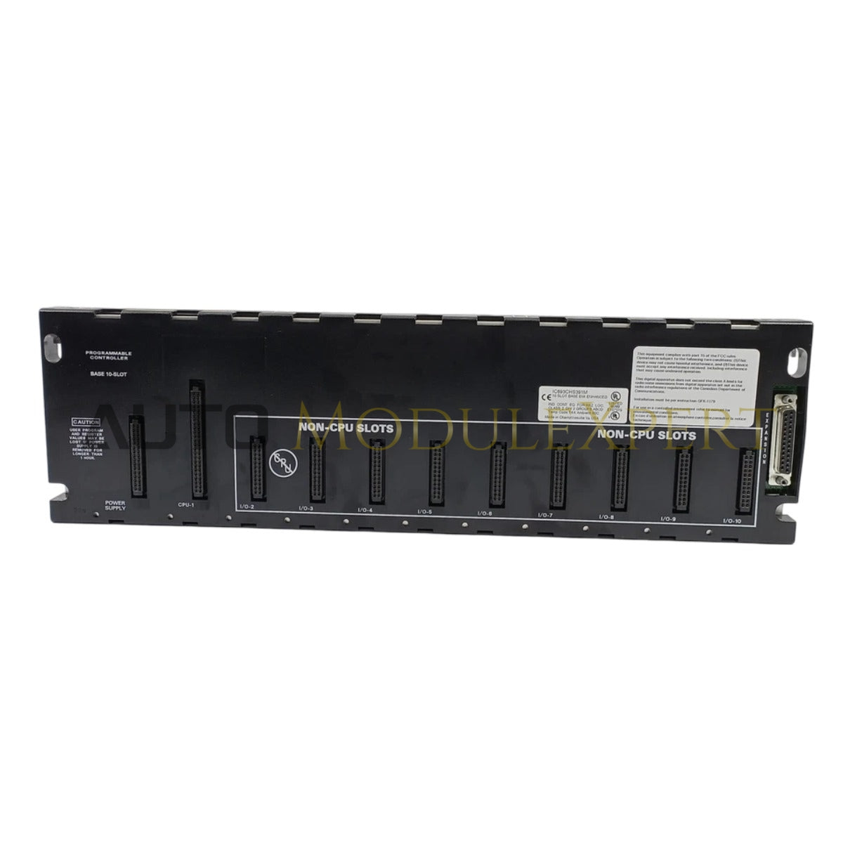 GE IC693CHS391M Series 90-30 10-Slot CPU Baseplate