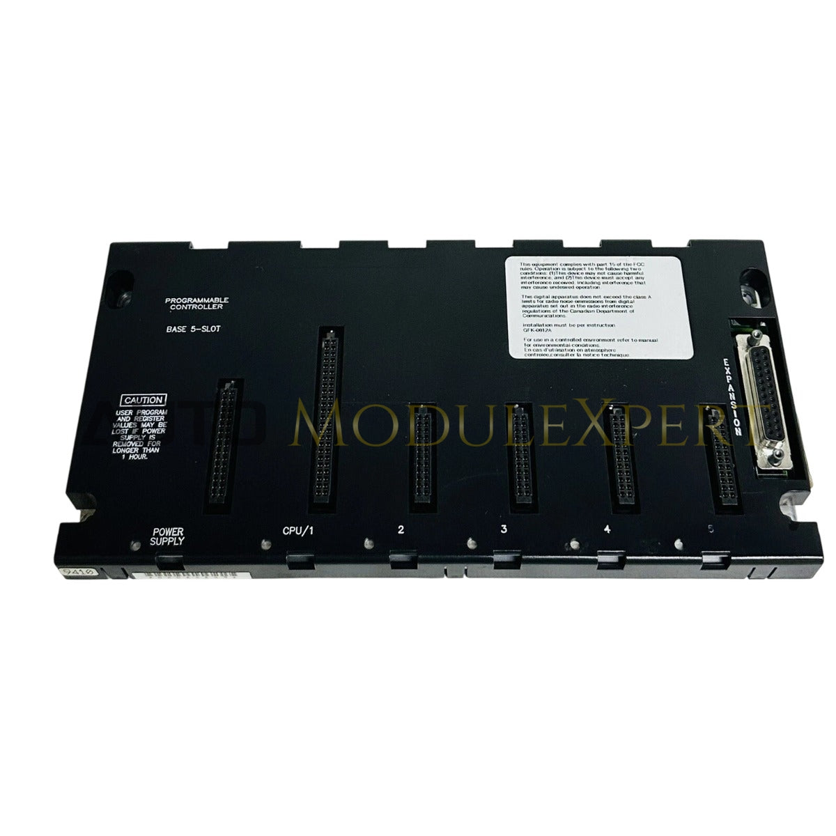 GE Fanuc IC693CHS397C Series 90-30 5-Slot CPU Baseplate
