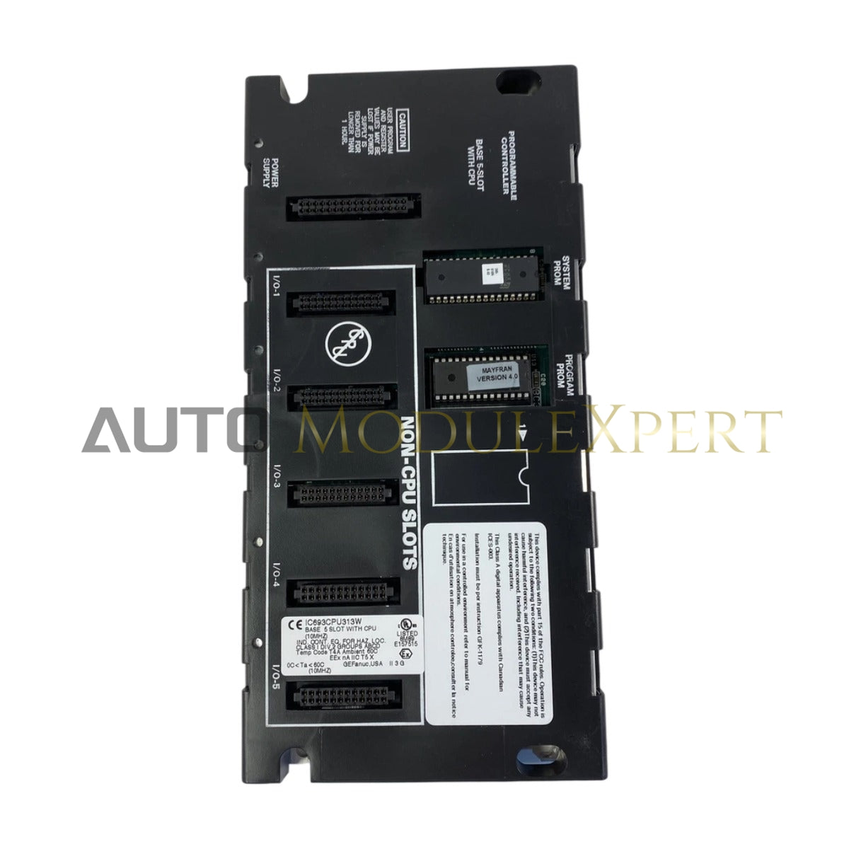 5-տեղանոց հիմք GE Fanuc IC693CPU313