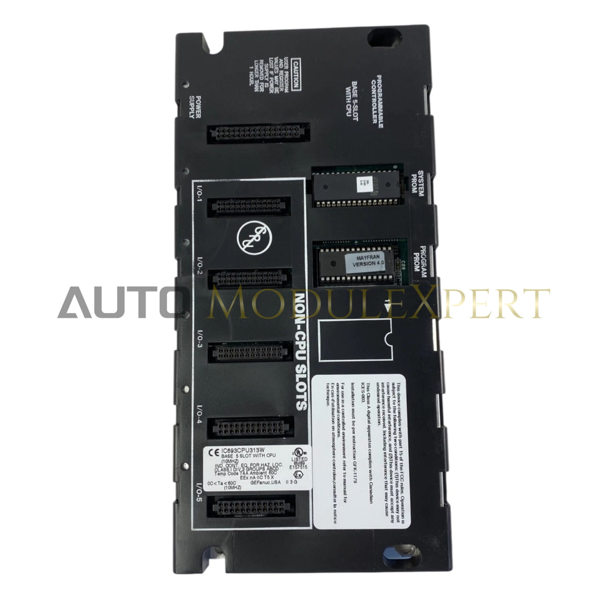 GE Fanuc IC693CPU313W Serie 90-30 5-Steckplatz-Basiseinheit mit CPU