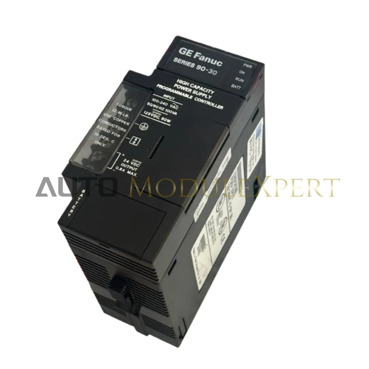 GE Fanuc IC693PWR330P ซีรีส์ 90-30 แหล่งจ่ายไฟความจุสูง