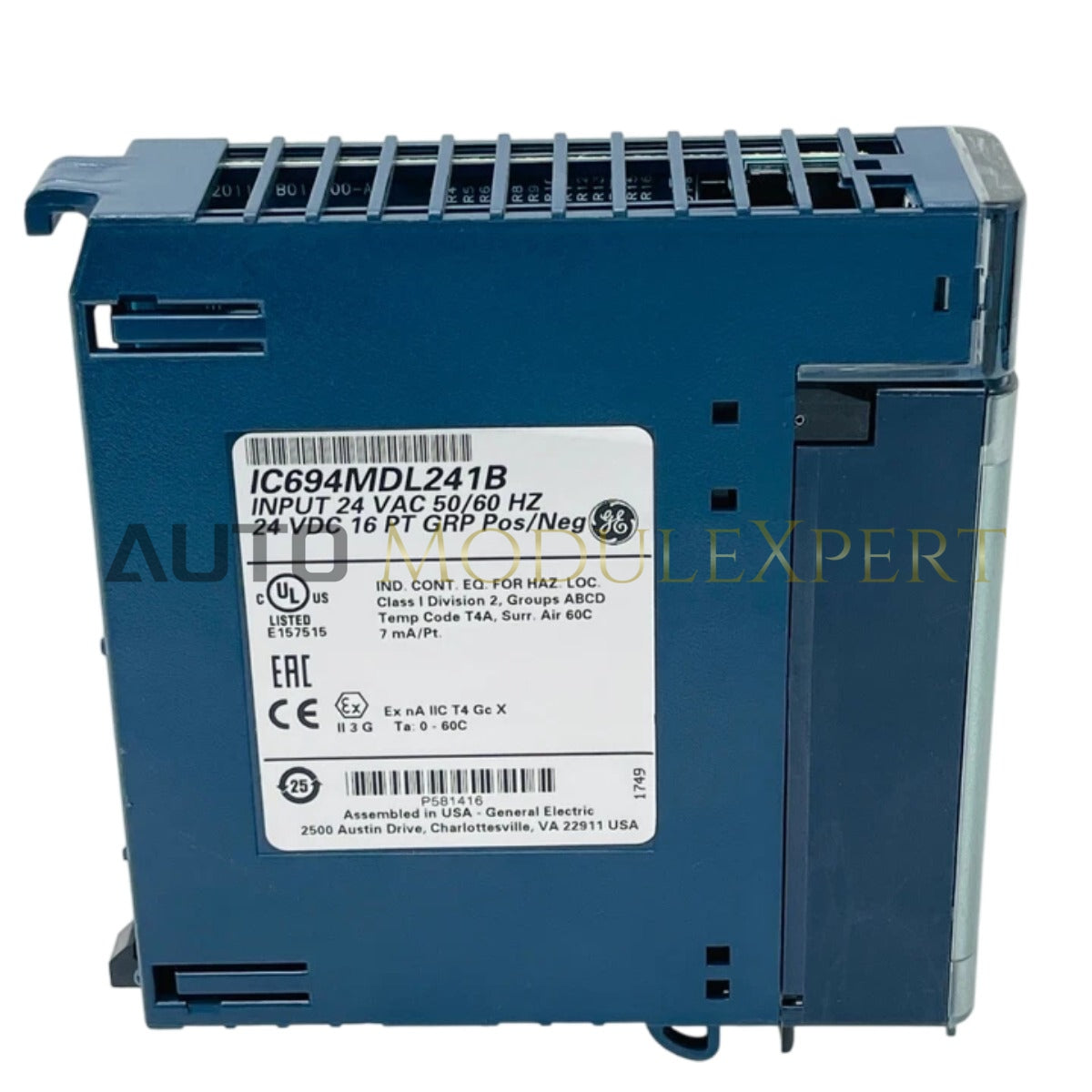 GE Fanuc IC694MDL241 RX3i PacSystem Input Module
