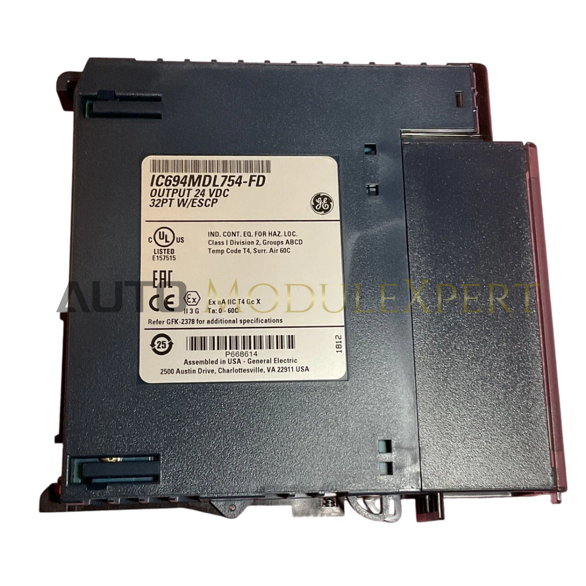 GE Fanuc Emerson IC694MDL754-FD Discrete Output Module