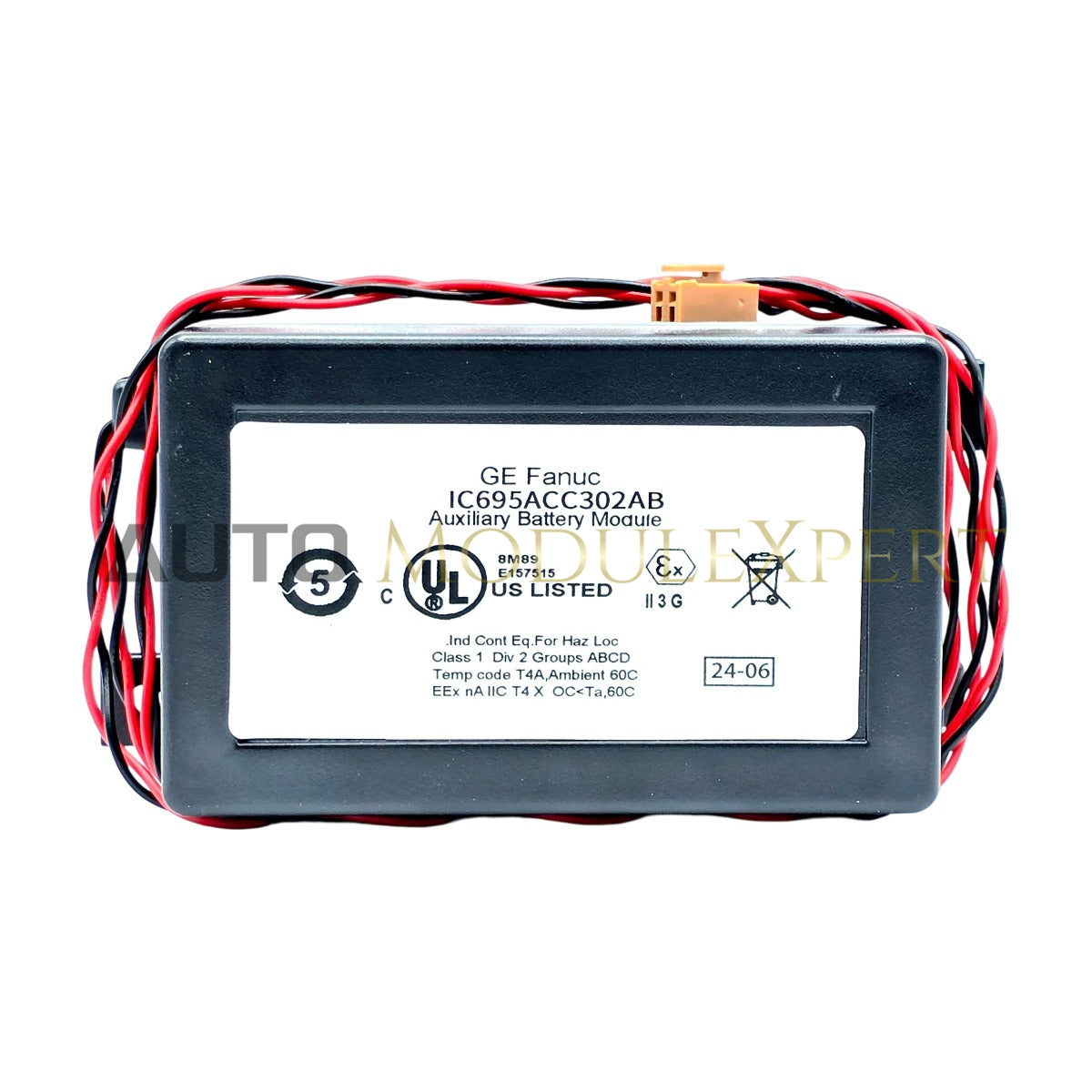 IC695ACC302-AB GE Emerson RX3i Auxiliary Smart Battery