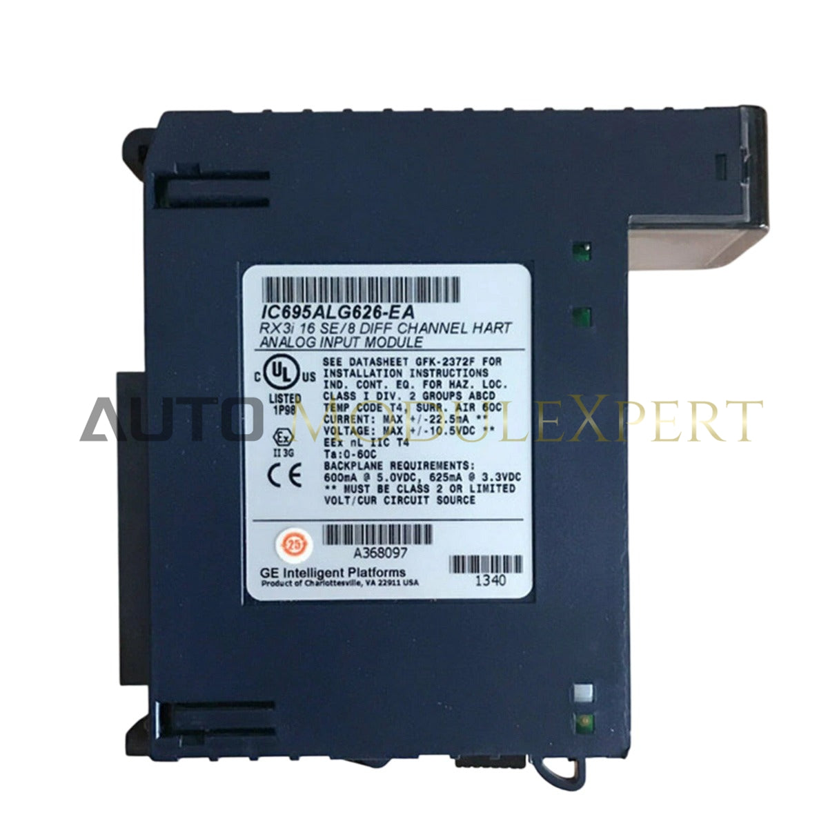 Module d'entrée analogique GE Emerson IC695ALG626 PACSystems RX3i