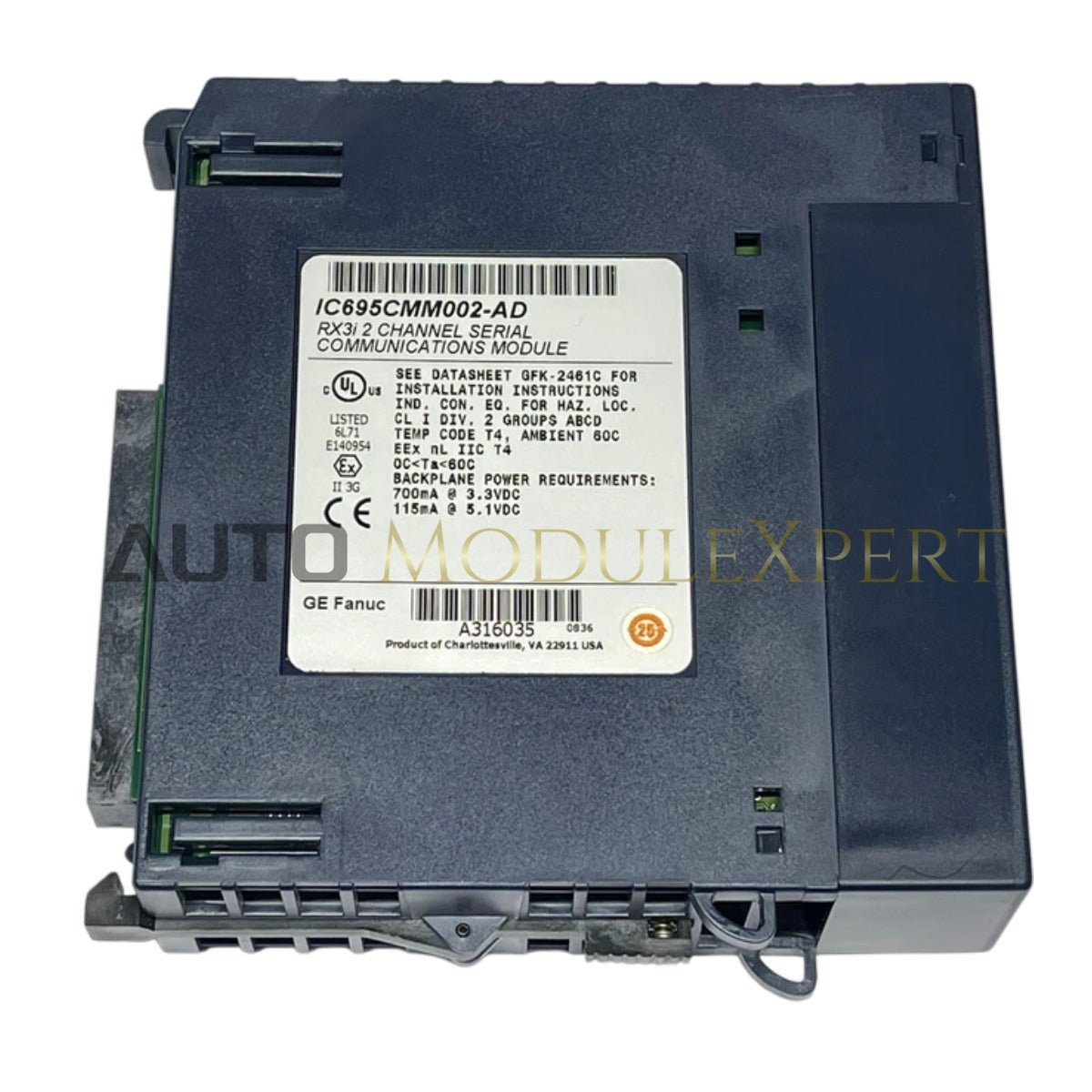 Módulo de Comunicação Ethernet GE IC695CMM002CA PACSystems RX3i