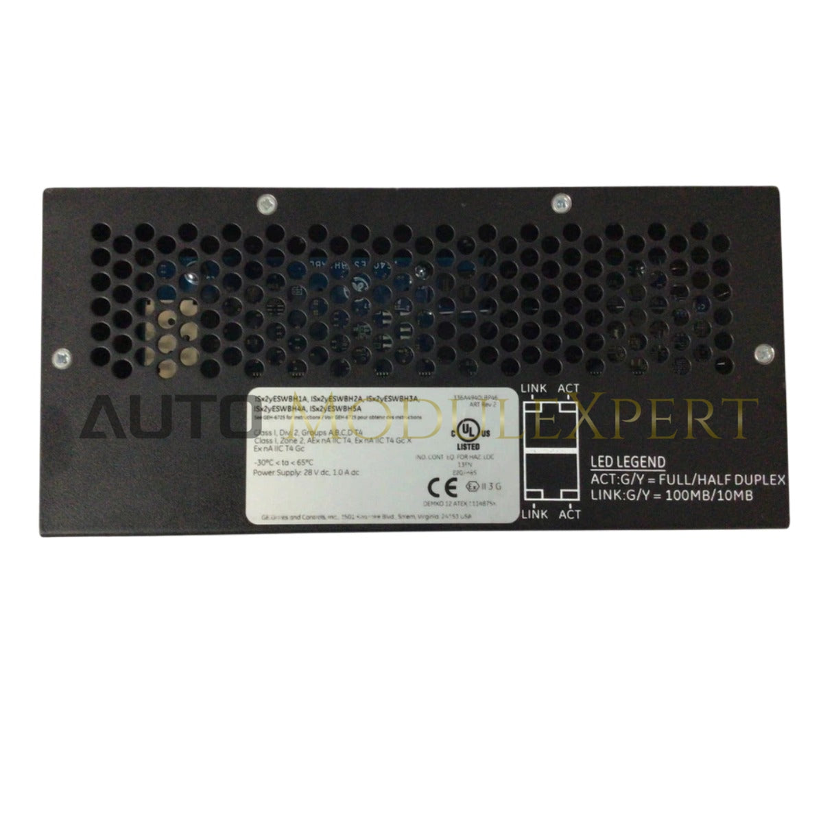 GE Fanuc IS420ESWBH5A Mark VIe I/O Net Ethernet-Switch