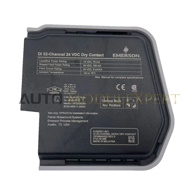 Control Module Emerson AC115-M12D Automation Unit