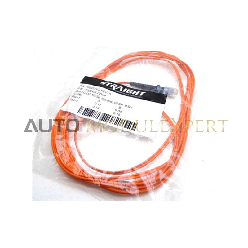 Straight Fiber Optic Cable P0972TS High‑Speed Data Link