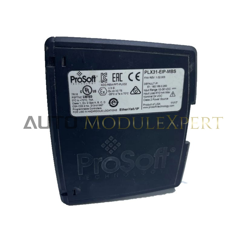 PLX31‑EFP‑MBS ProSoft Ethernet/IP to Modbus Interface