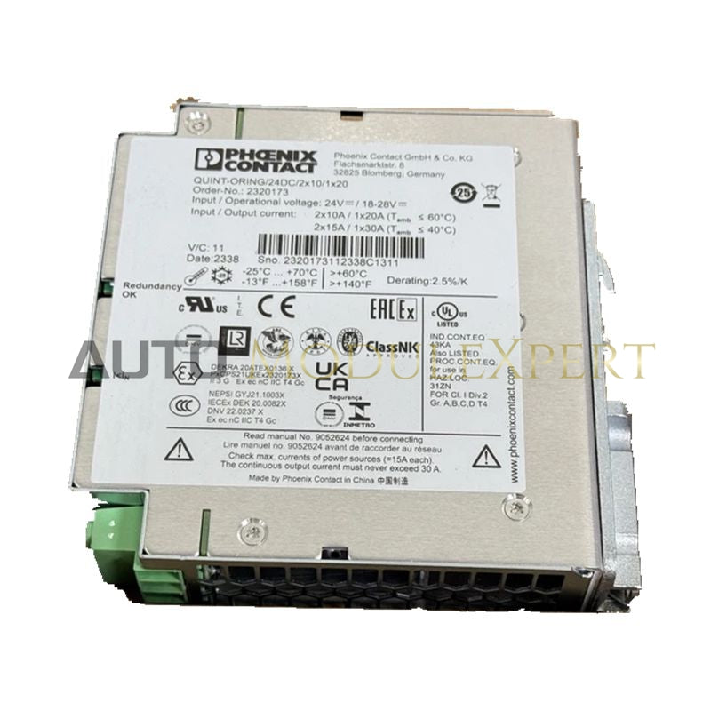 QUINT-ORING/24DC/2X10/1X20 Phoenix Contact Redundancy Module