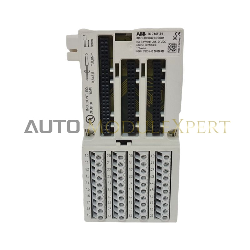 TU710F ABB 3BDH000398R0001  Terminal Block Unit