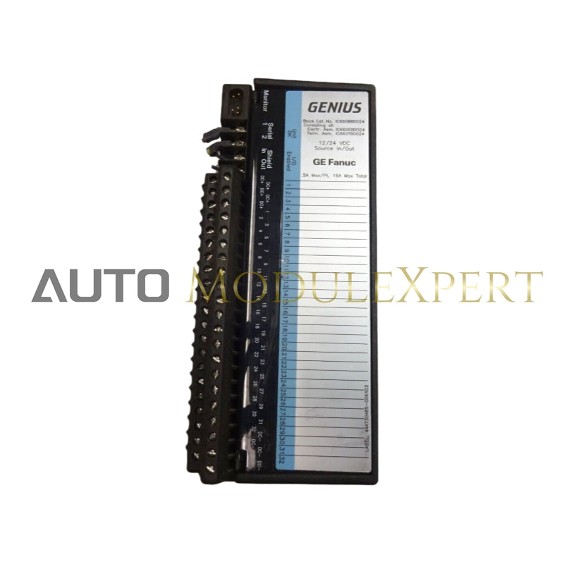 GE FANUC IC660BBD024 32-контурный блок ввода-вывода источника 12/24 В постоянного тока